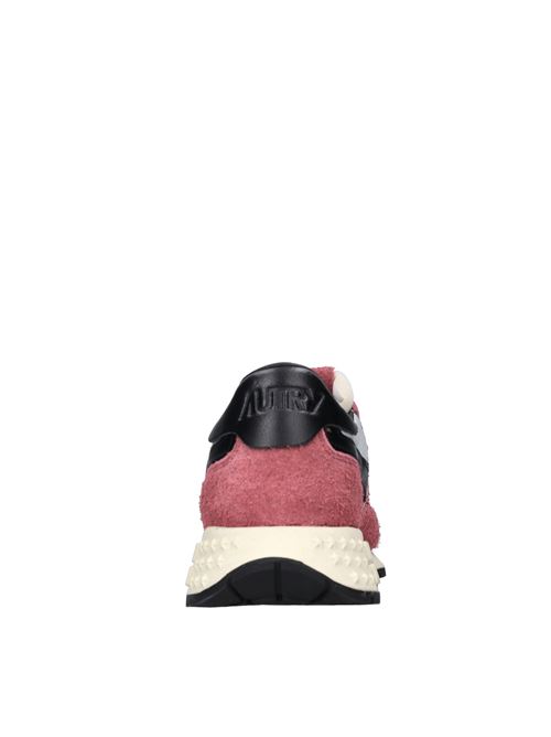 Sneakers in pelle camoscio e tessuto AUTRY | WWLM HN07GRIGIO-ROSSO-NERO
